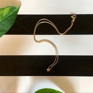 14K Gold Vermeil Mini Star necklace